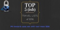 Top five(ish) travel lists of 2016