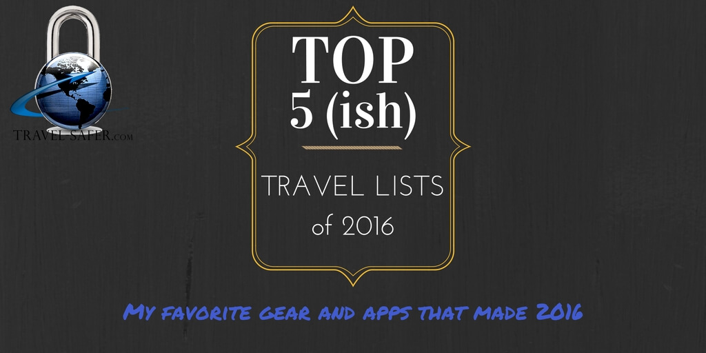 Top five(ish) travel lists of 2016